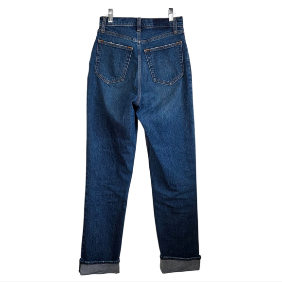 Abercrombie & Fitch 90s Straight Ultra High Rise Jeans Size 25 Curve Love - Picture 3 of 10